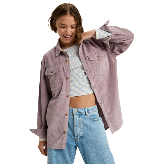 Roxy Γυναικείο πουκάμισο Let It Go Cord - Long Sleeve Shirt